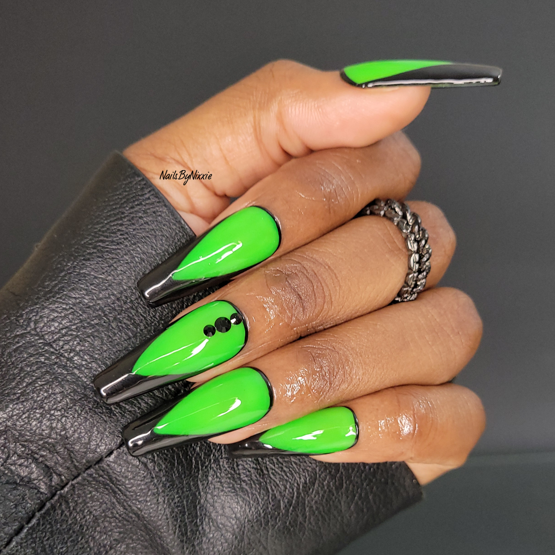 Green Goblin - press on nail set