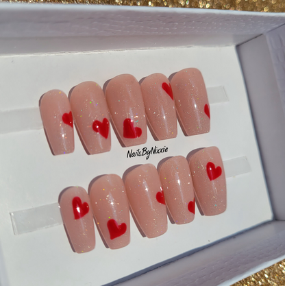 My Heart Flutters nail set