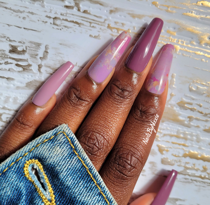 Lilac Me Press On Nail Set