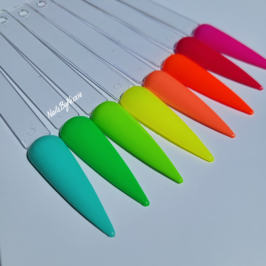 Neon - Solid Color Press on nail set