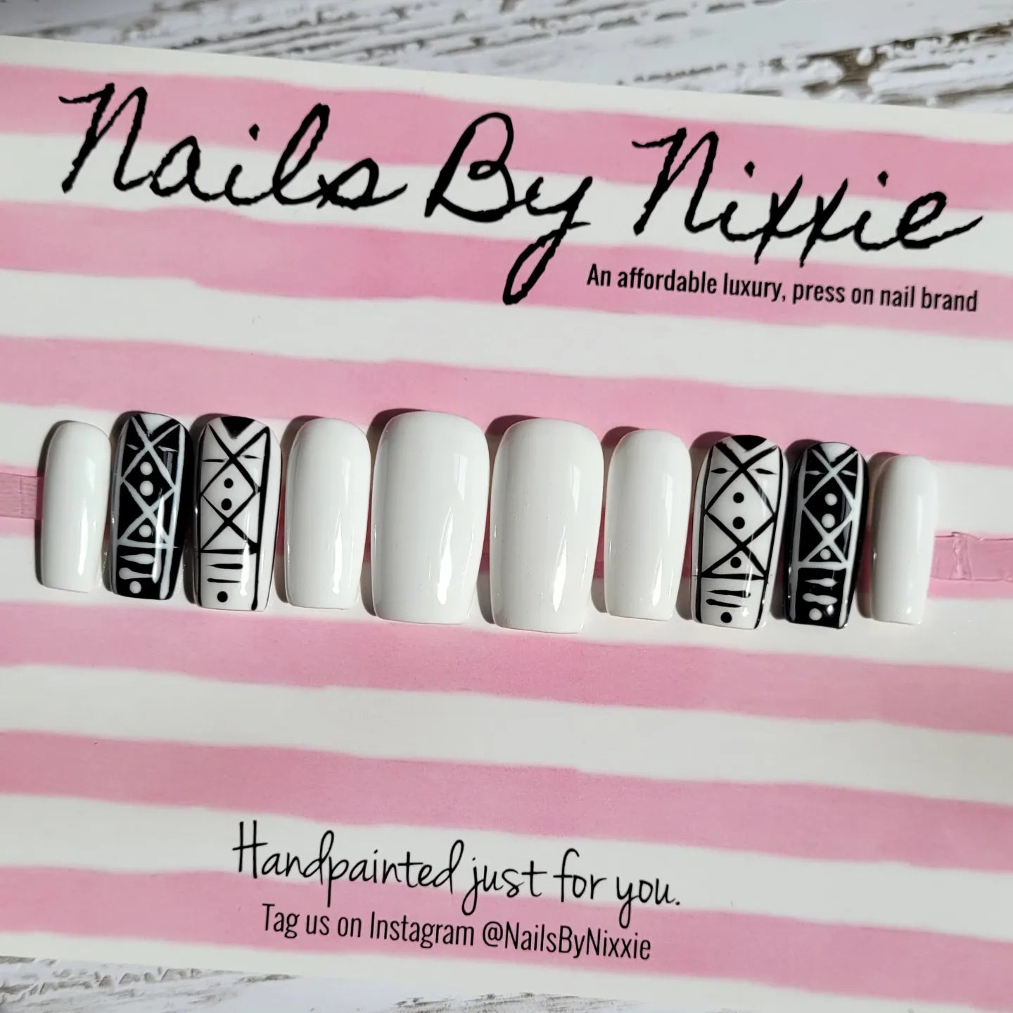 Tribal - Press on Nail Set