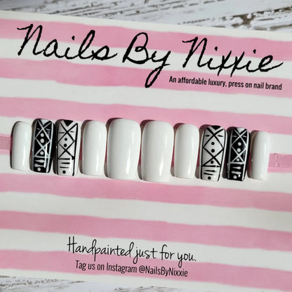 Tribal - Press on Nail Set