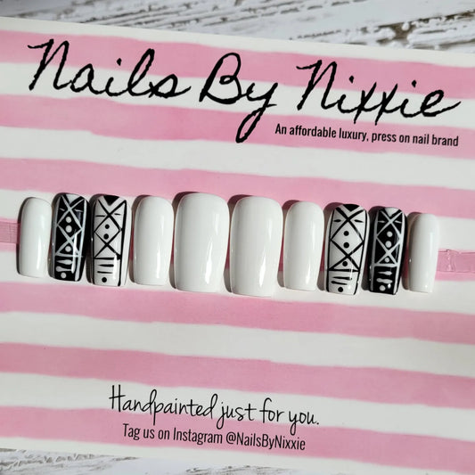 Tribal - Press on Nail Set