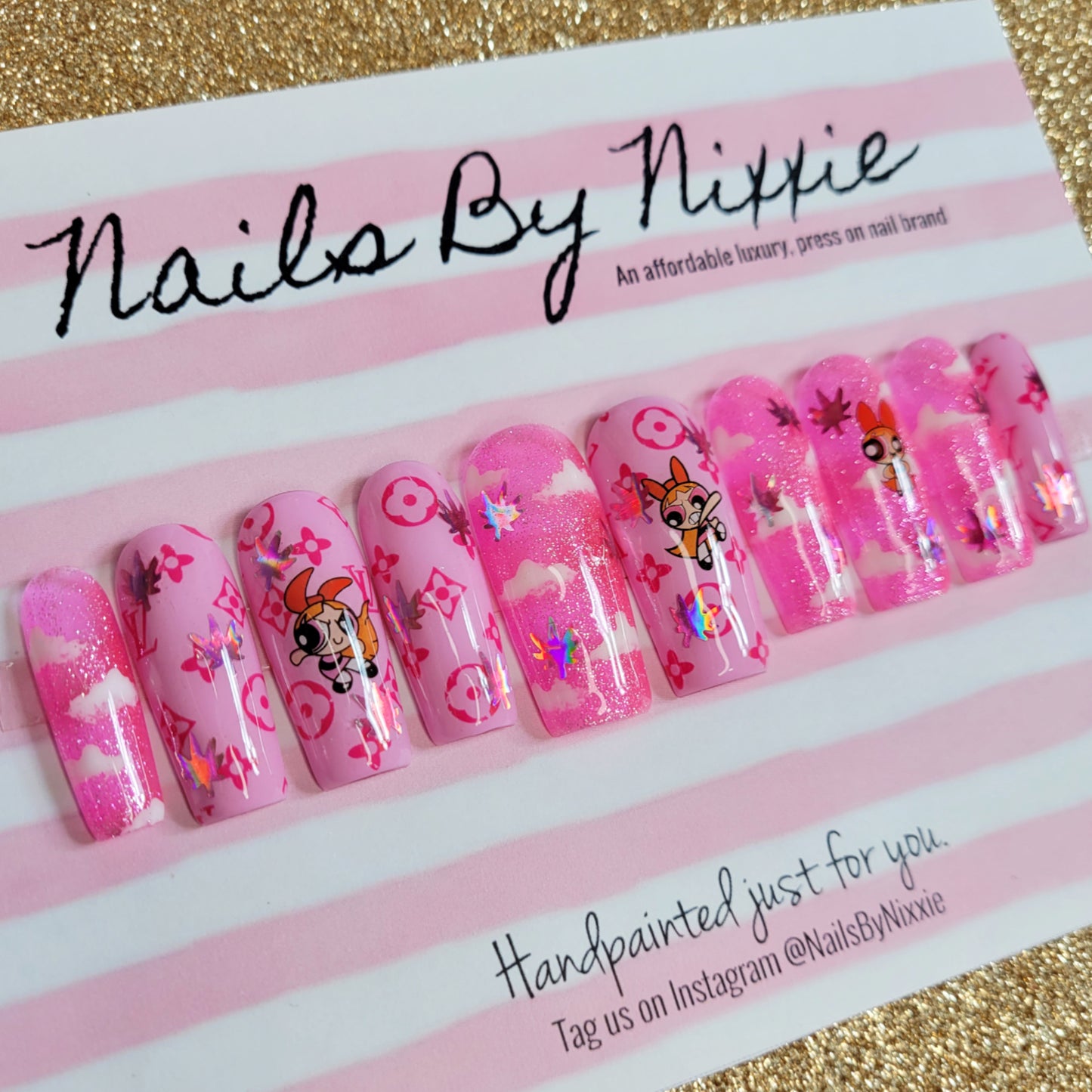 Custom Designed Press On Nail Set