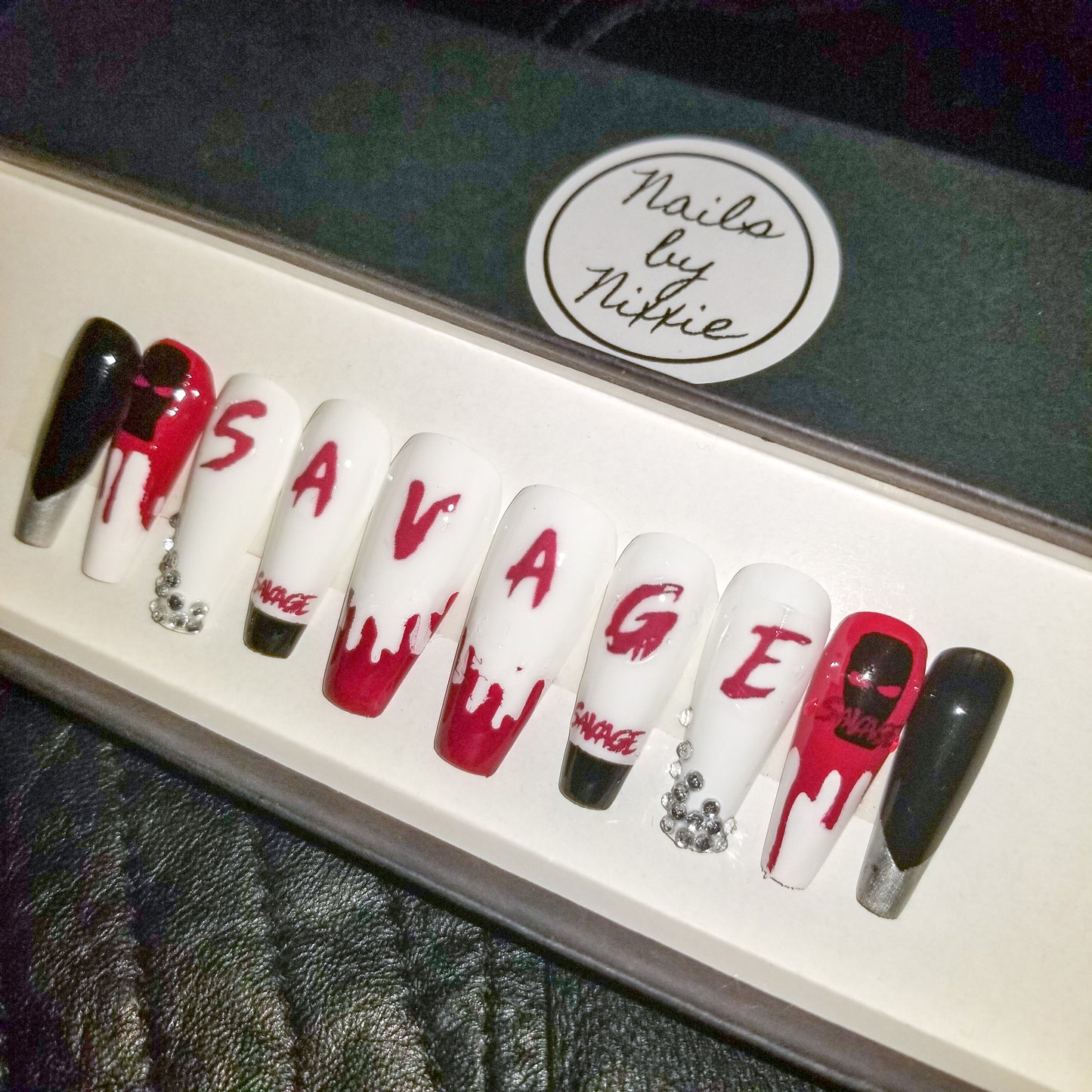 Custom Designed Press On Nail Set